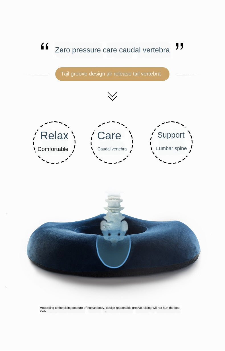 Memory foam donut seat cushion product photo
