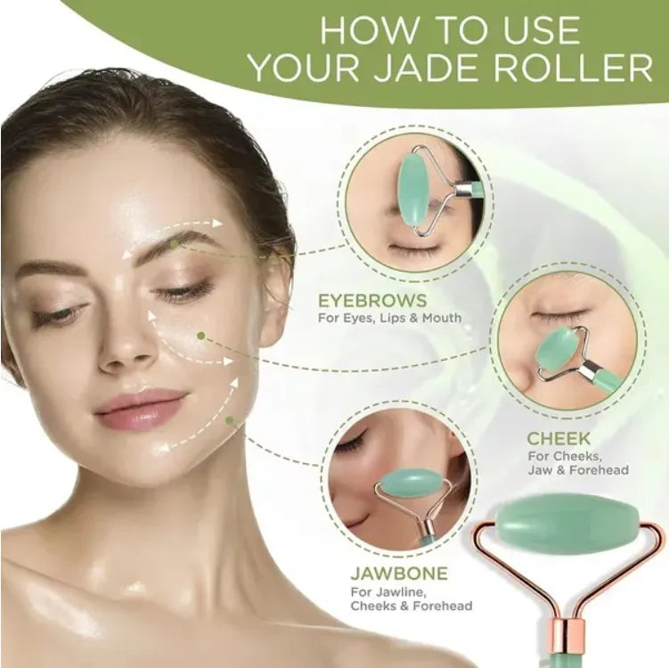 Gua Sha Facial Massage Stone Set (2-Piece)