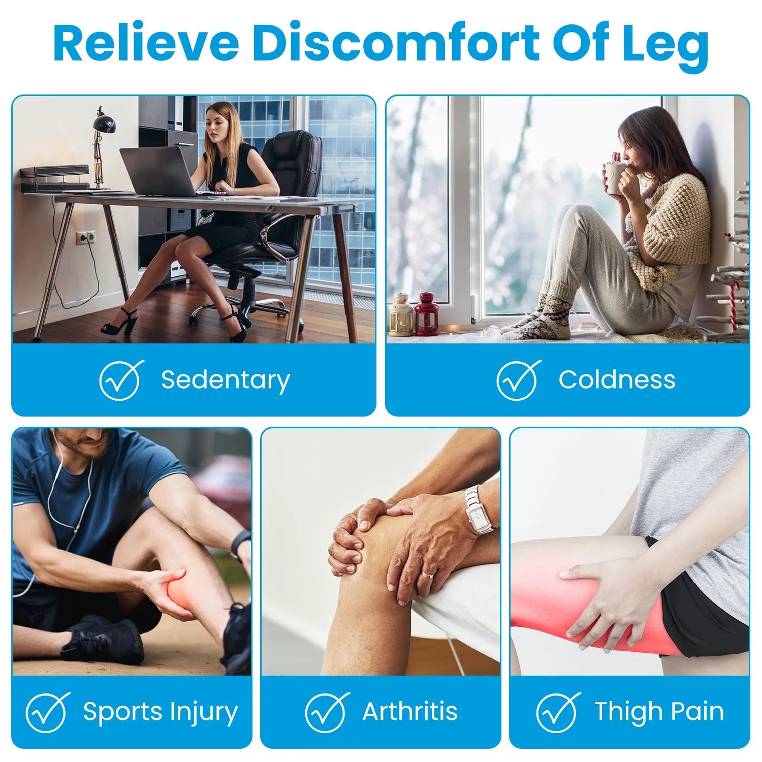 Leg Massager features