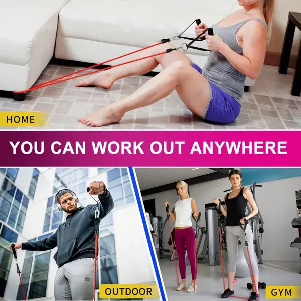 5-Piece Resistance Band Set for Home Recovery Workouts